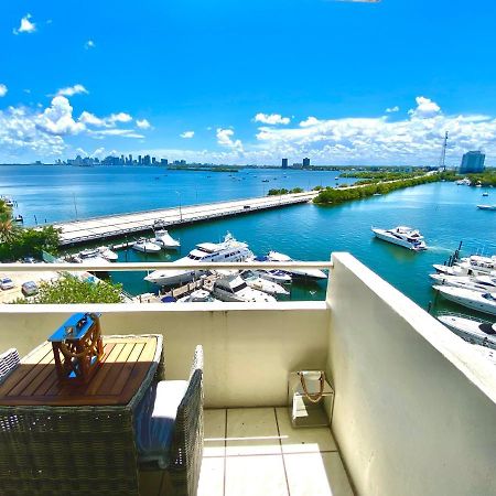 Premium Modern Waterfront Apartment With Miami Skyline View On The Bay 5 Mins Drive To Miami Beach With Free Parking Buitenkant foto